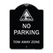 Signmission Tow Away Zone with Graphic Heavy-Gauge Aluminum Architectural Sign, 24" x 18", BS-1824-22799 A-DES-BS-1824-22799 - alternate 1
